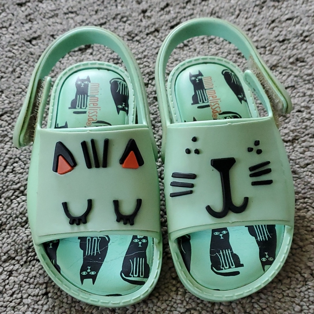 Mini Melissa Fabula cat shoes size 7